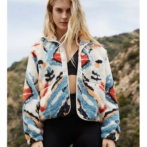 Hit the slopes printed fleece jacket - Free People Movement